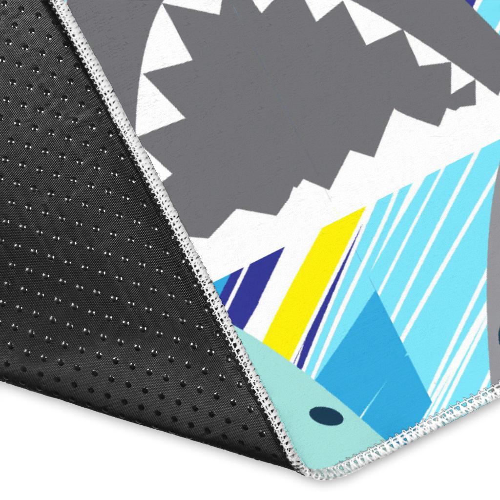 Shark Head Pattern Area Rug