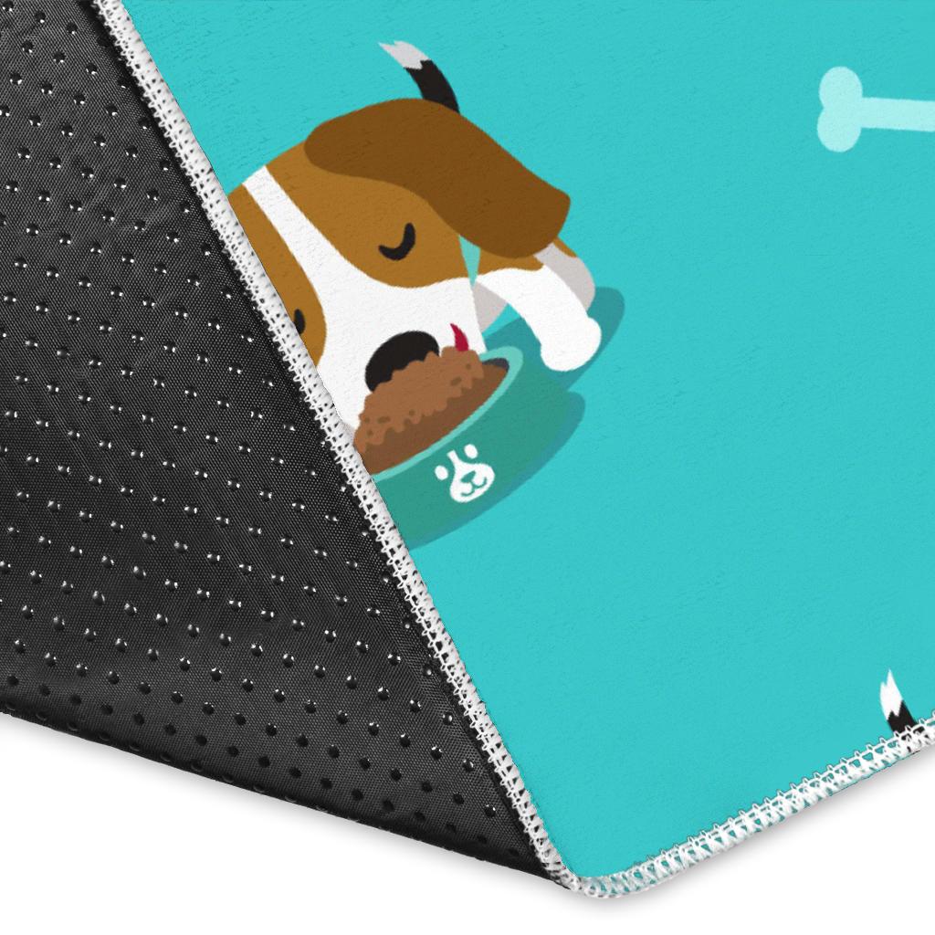 Cute Beagle Pattern Area Rug