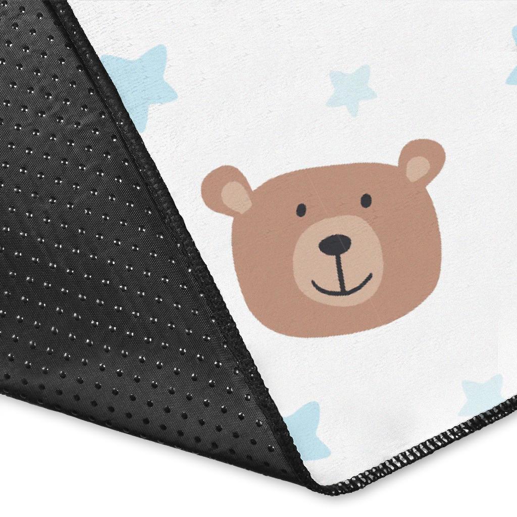 Bear Pattern Print Design BE02 Area Rugs