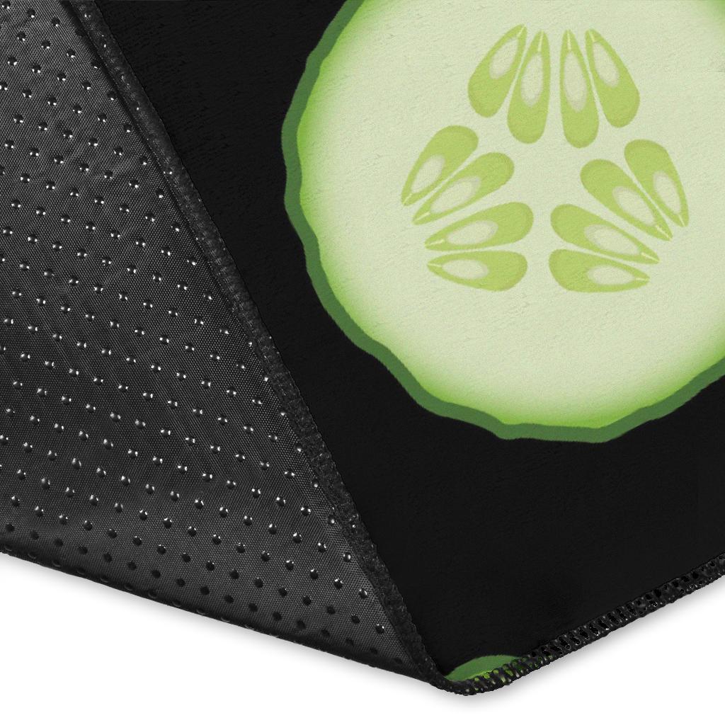 Cucumber Pattern Print Design CC02 Area Rugs