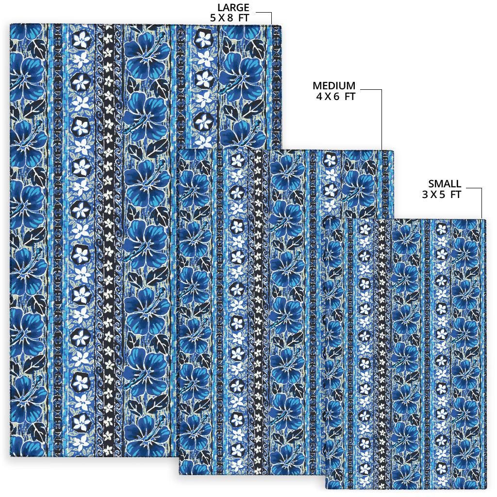 Hawaiian Themed Pattern Print Design H012 Area Rugs