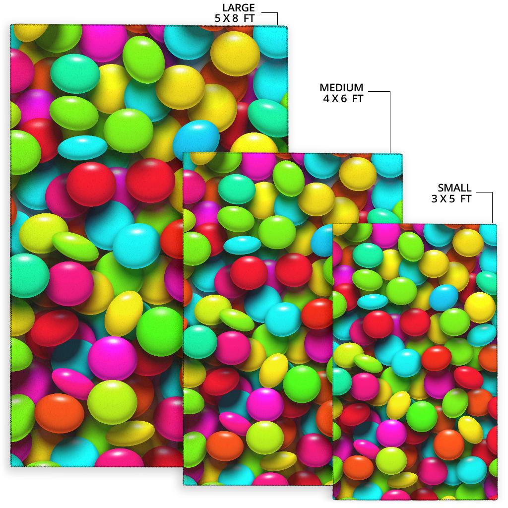 Candy Pattern Print Design CA03 Area Rugs