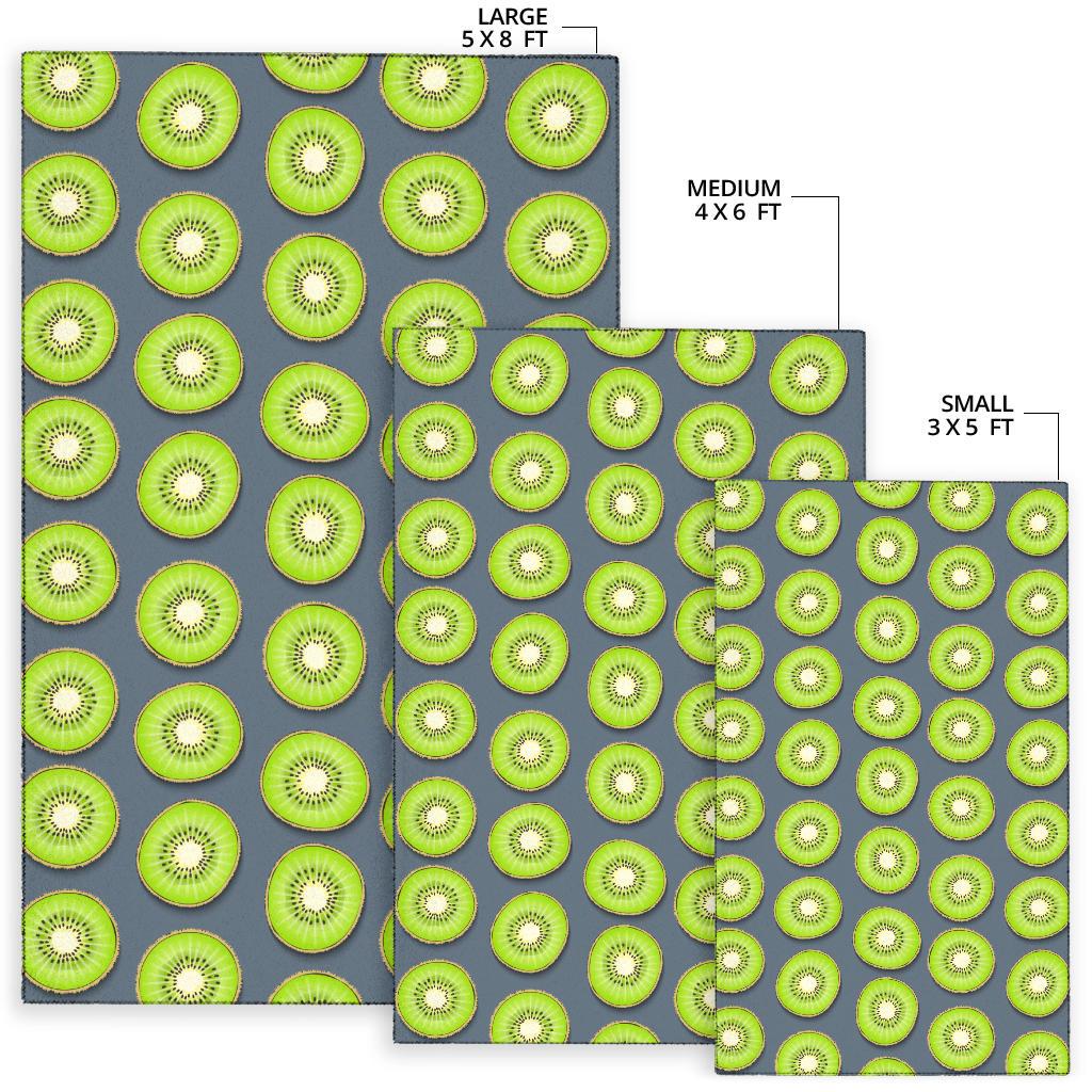 Kiwi Pattern Print Design KW06 Area Rugs