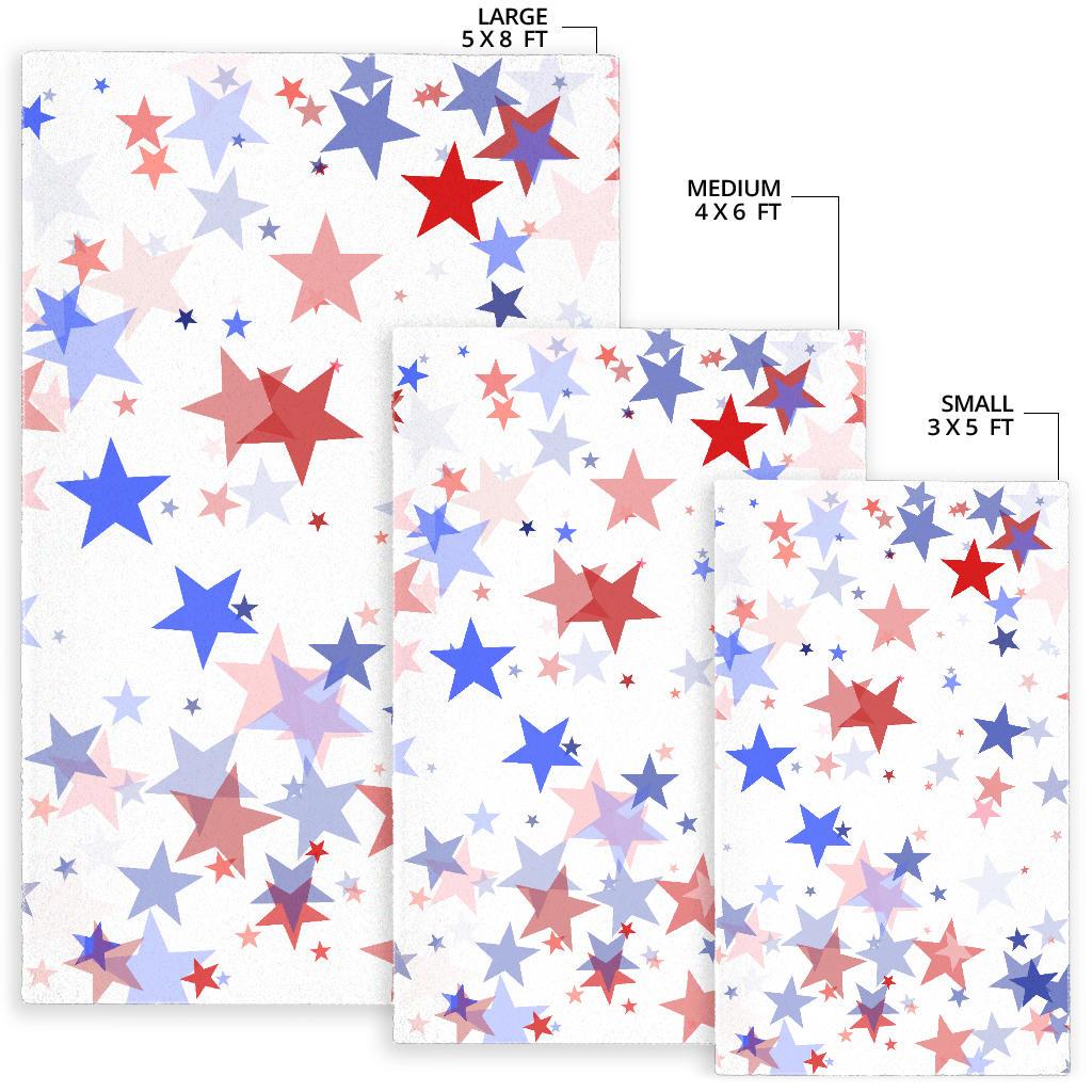 USA Star Pattern Area Rug