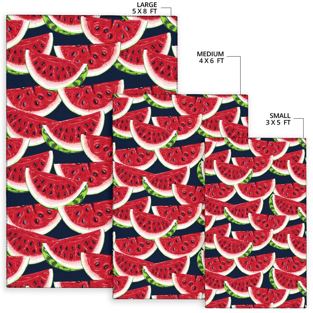 Watermelon Pattern Print Design WM011 Area Rugs