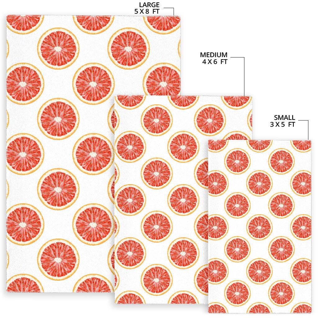 Grapefruit pattern Area Rug