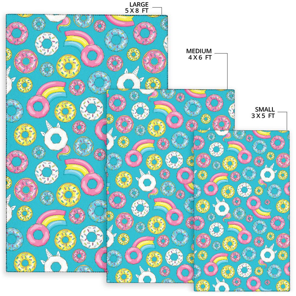 Donut Pattern Print Design DN013 Area Rugs