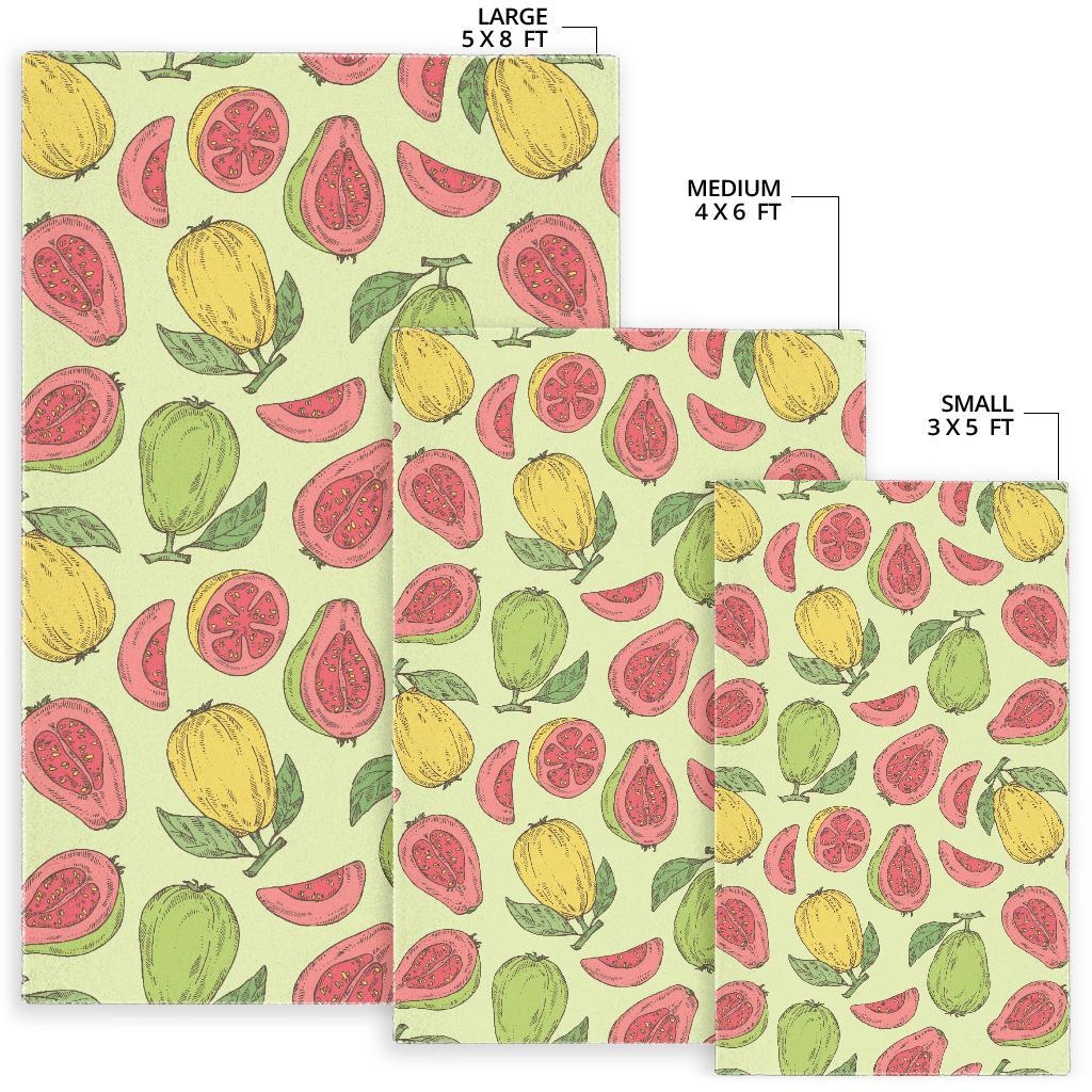 Guava Pattern Background Area Rug