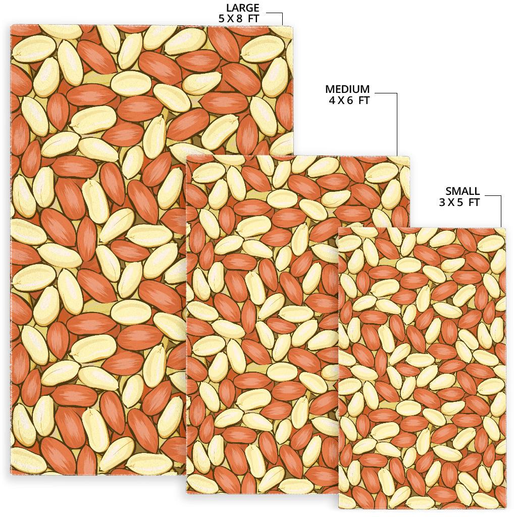 Peanut Pattern Background Area Rug
