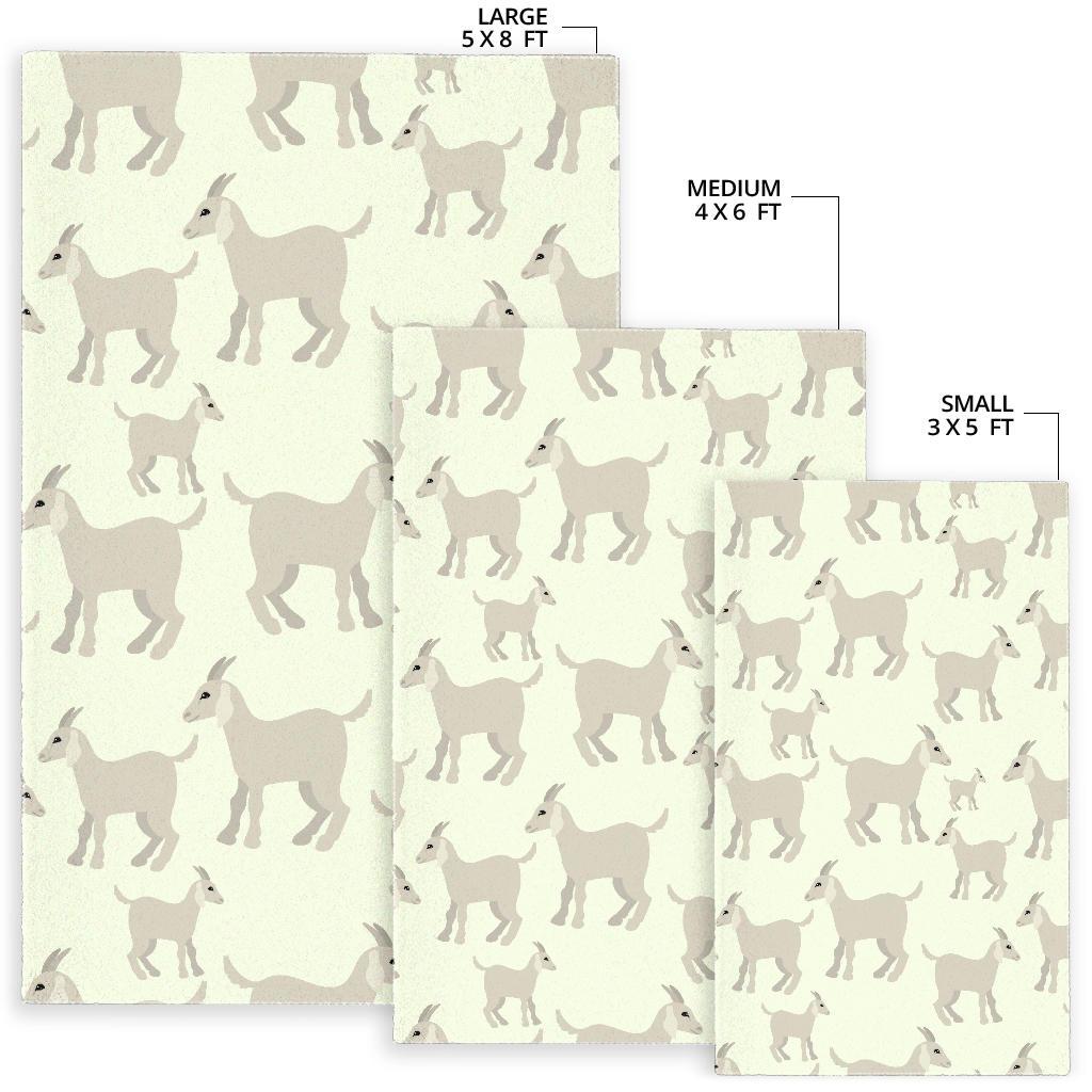 Little young goat pattern Area Rug
