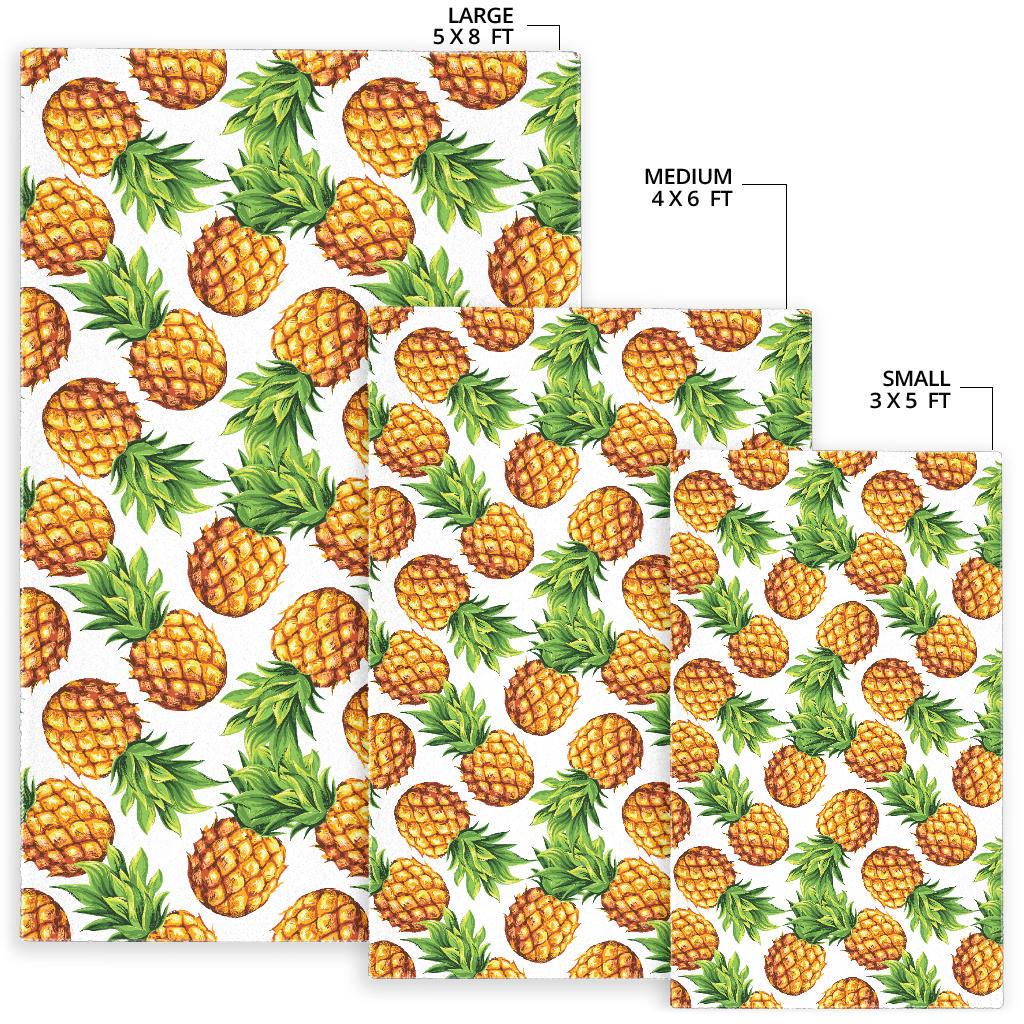 Pineapples design pattern Area Rug
