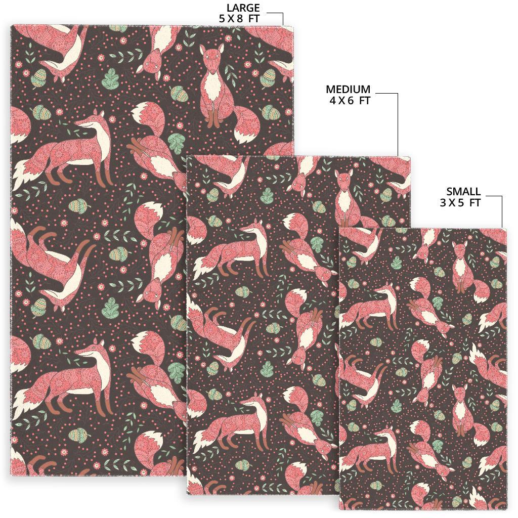 Fox Tribal Nut Pattern Area Rug