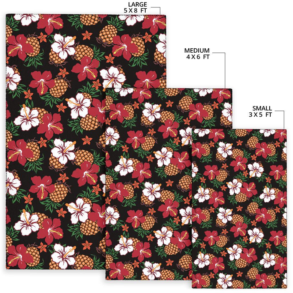 Hawaiian Themed Pattern Print Design H013 Area Rugs