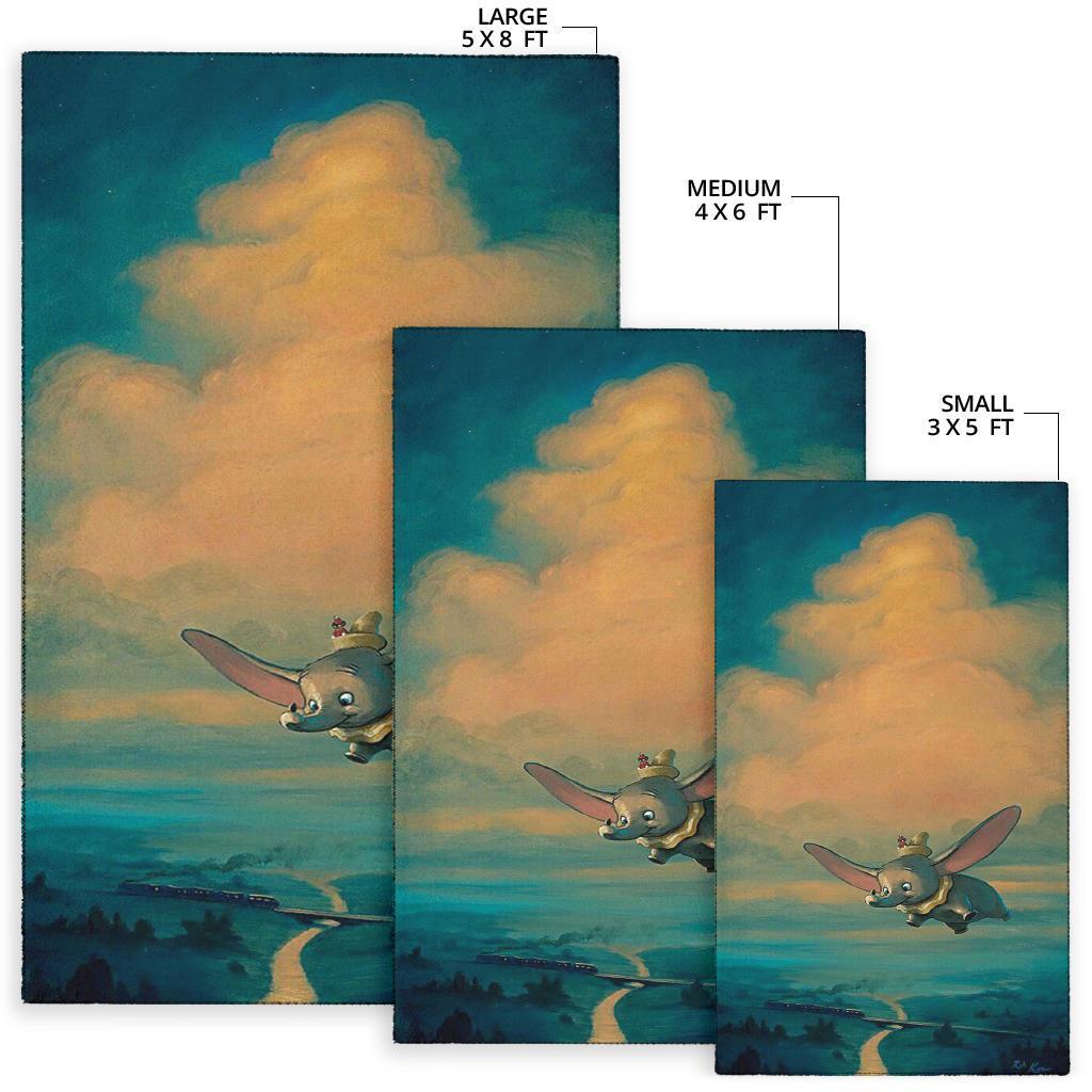 Flying Dumbo Area Rug