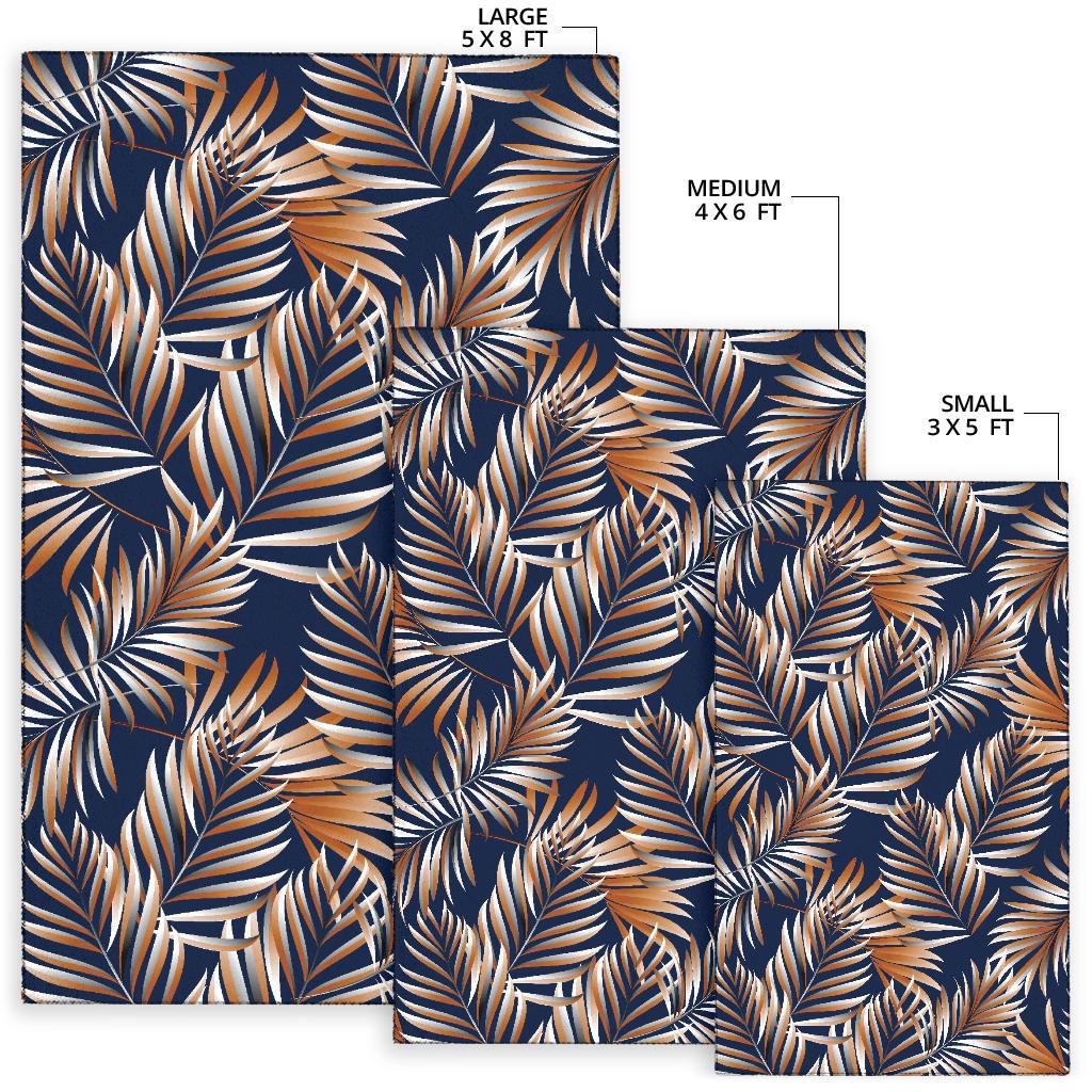 Tropical Flower Pattern Print Design TF07 Area Rugs