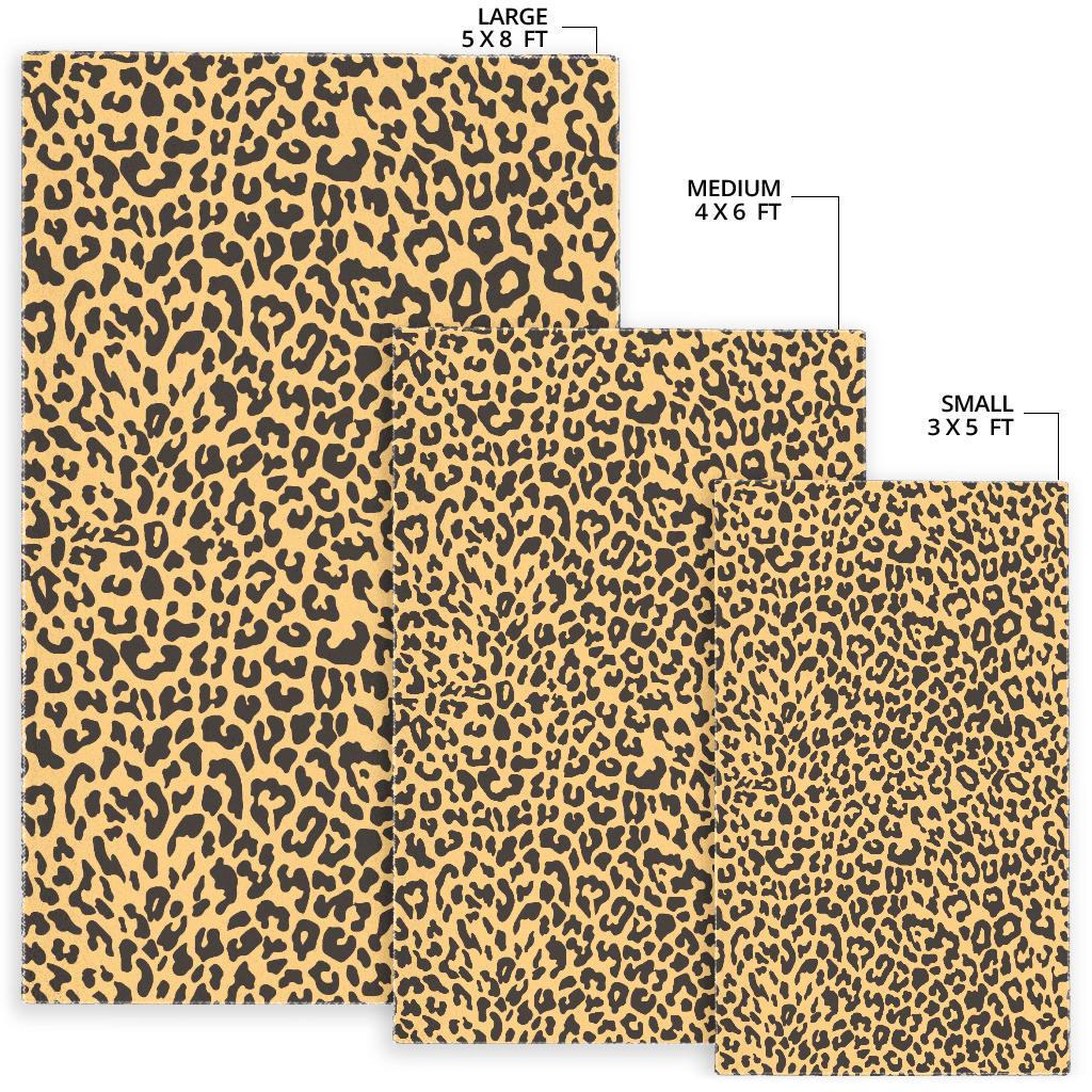 Leopard skin print Area Rug
