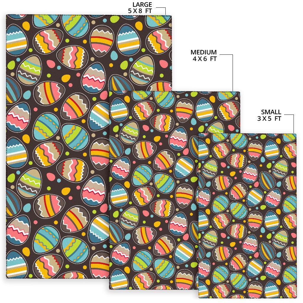 Easter Eggs Pattern Print Design RB03 Area Rugs