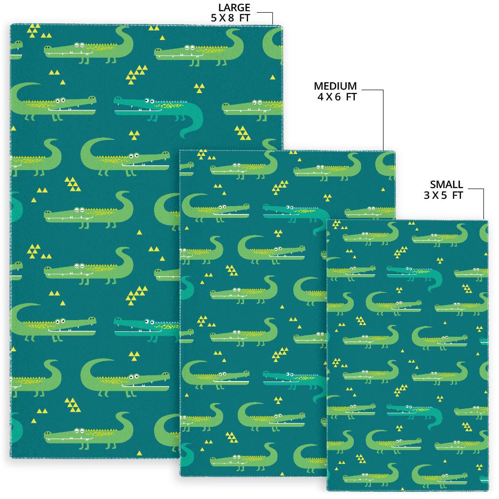 Crocodile pattern Area Rug