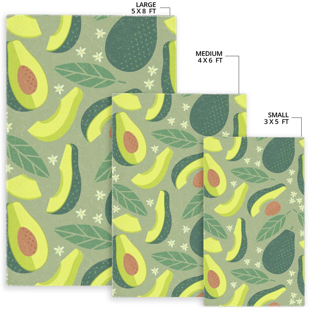 Avocado pattern Area Rug