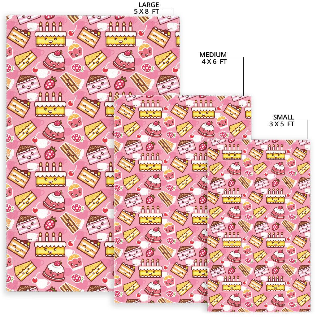 Cake Pattern Background Area Rug