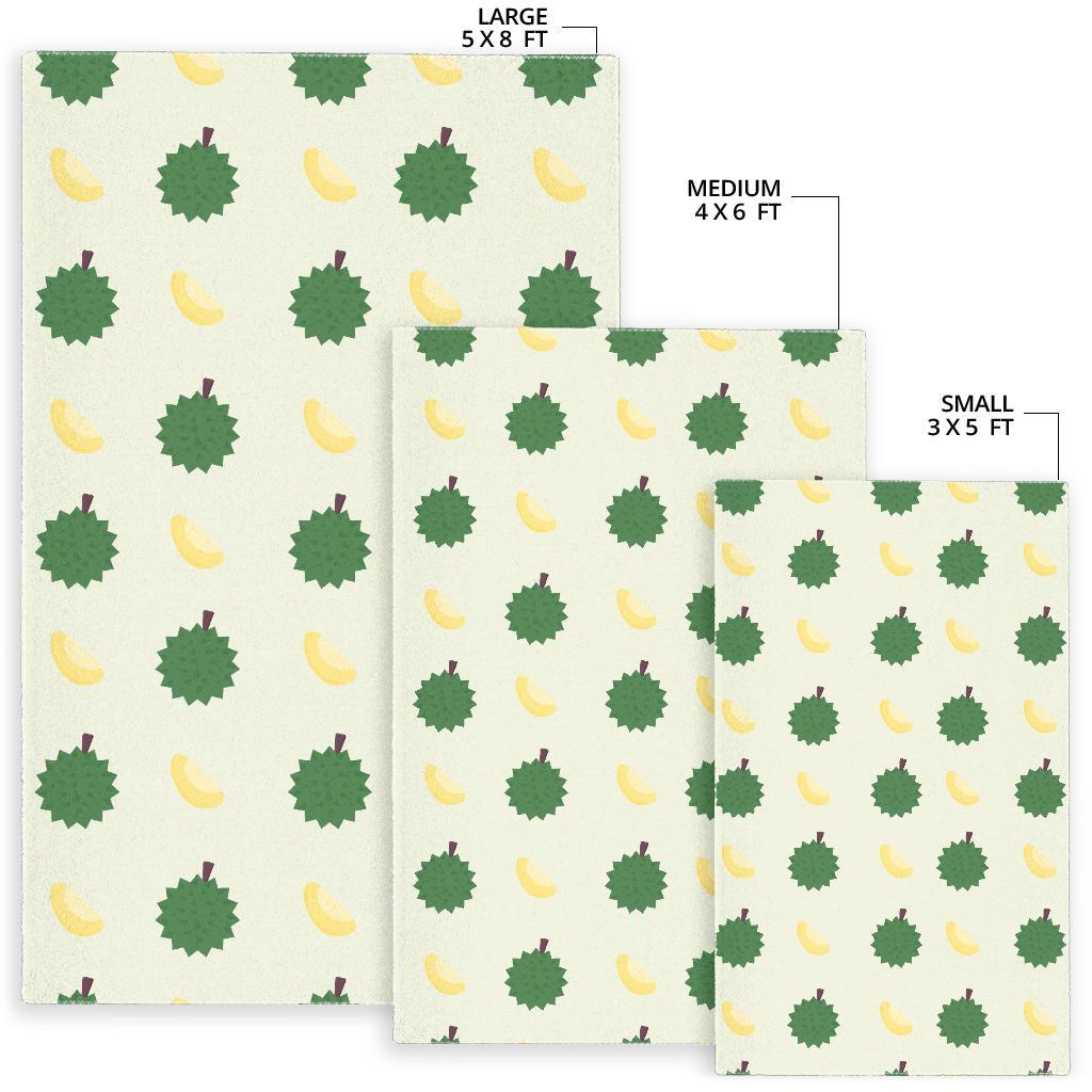 Durian Pattern Theme Area Rug