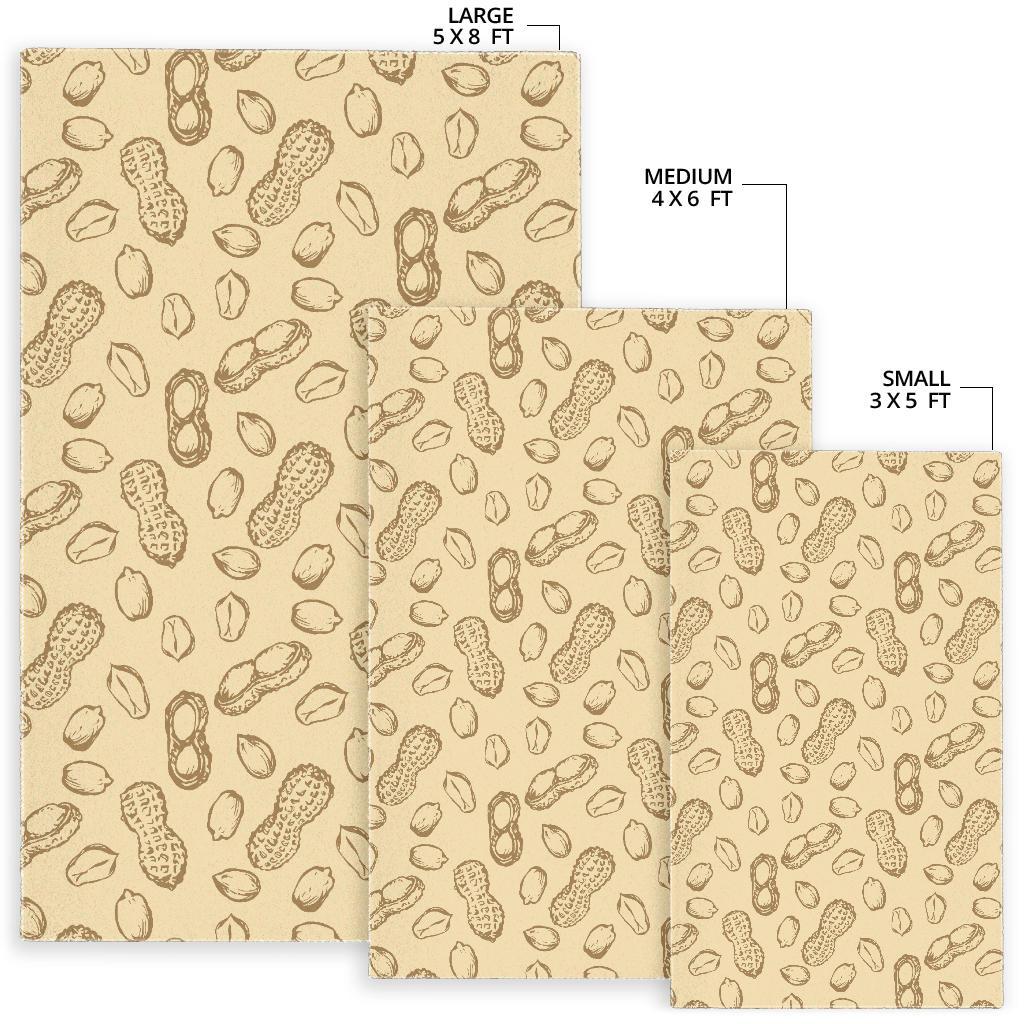 hand drawn peanuts pattern Area Rug