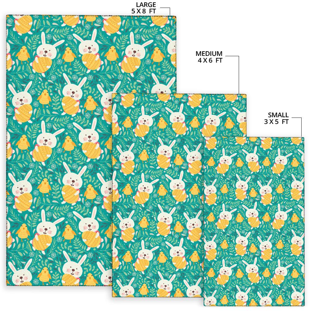 Easter Eggs Pattern Print Design RB02 Area Rugs