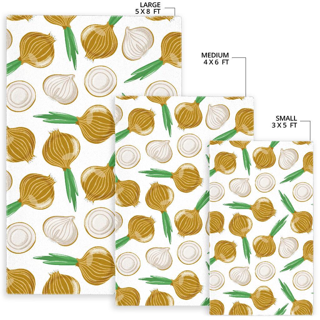 Onion Pattern Background Area Rug