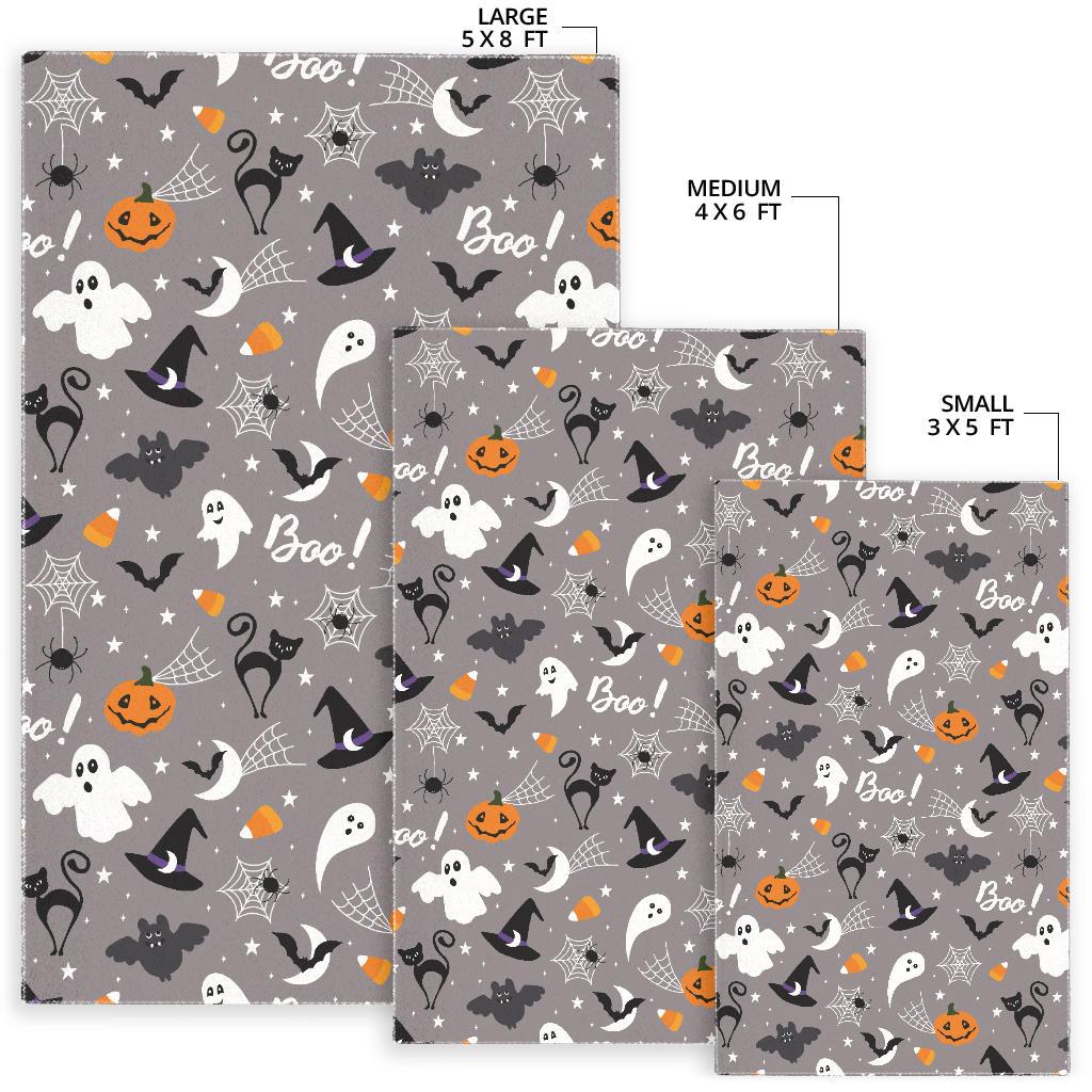 Halloween design pattern Area Rug