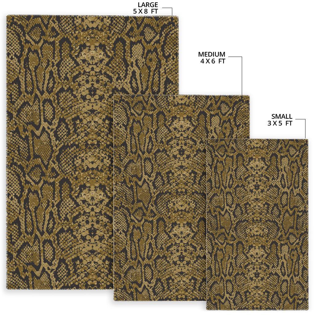 Snake skin pattern Area Rug