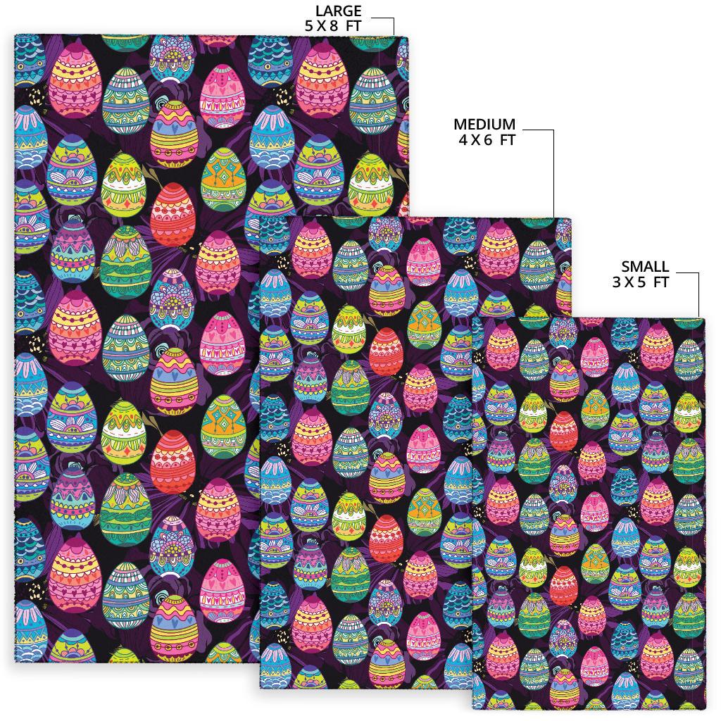 Easter Eggs Pattern Print Design RB08 Area Rugs