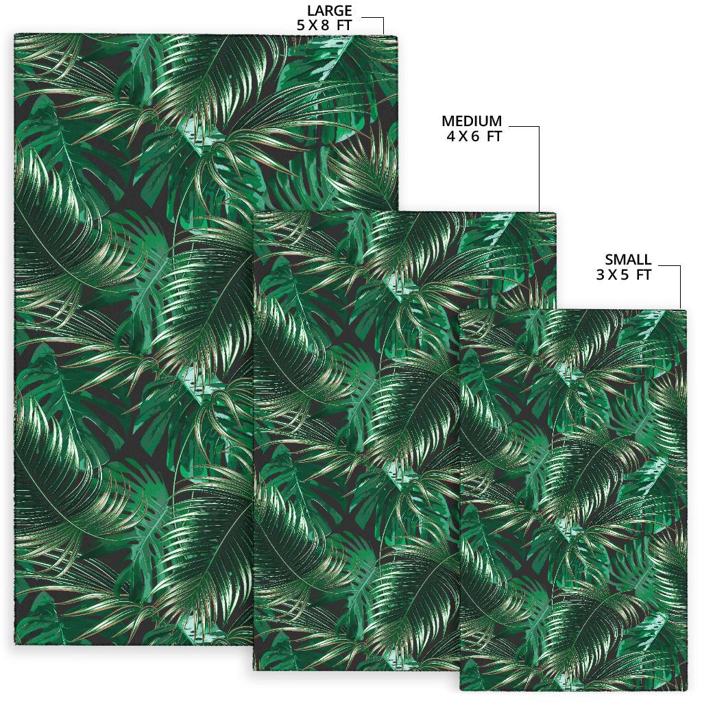 Tropical Flower Pattern Print Design TF012 Area Rugs