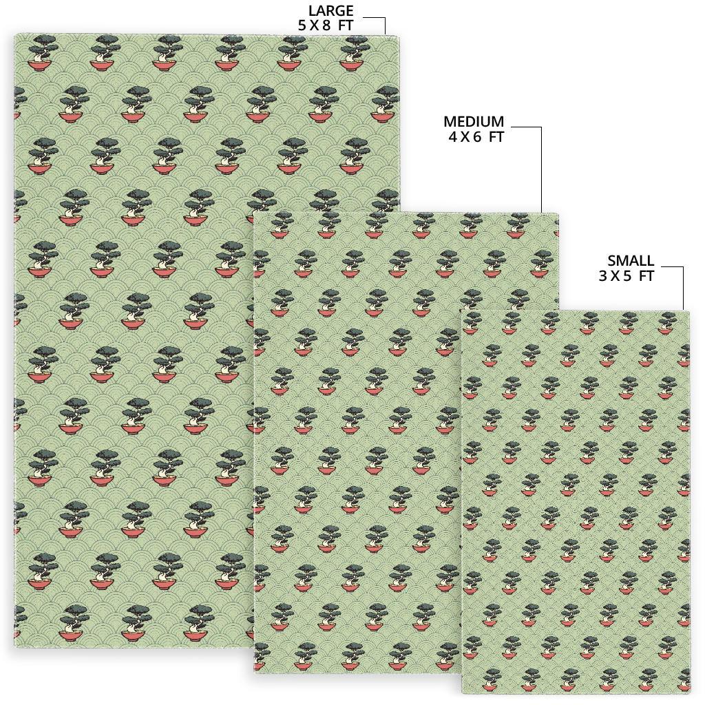 Bonsai Japanes Pattern Area Rug