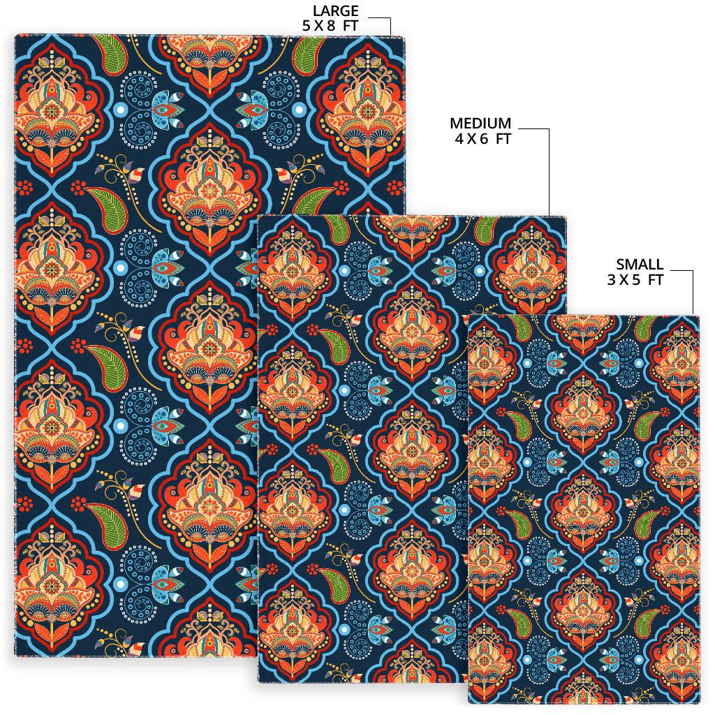 Indian Traditional Pattern Area Rug