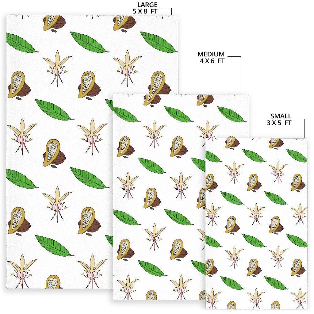 Color hand drawn Cocoa pattern Area Rug