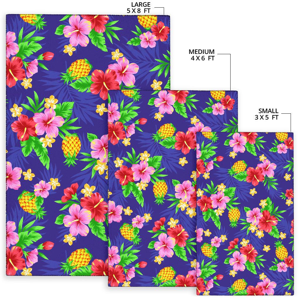 Hawaiian Themed Pattern Print Design H05 Area Rugs