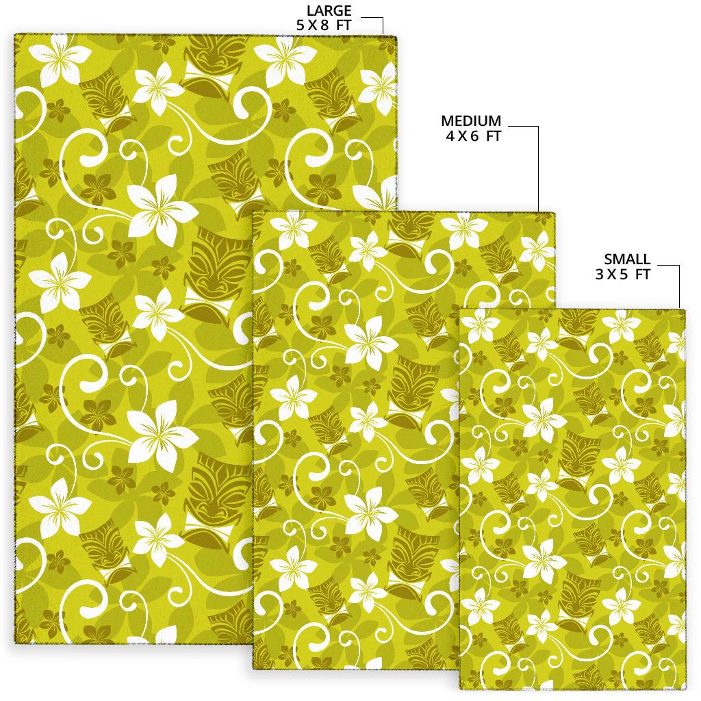 Hawaiian Themed Pattern Print Design H019 Area Rugs