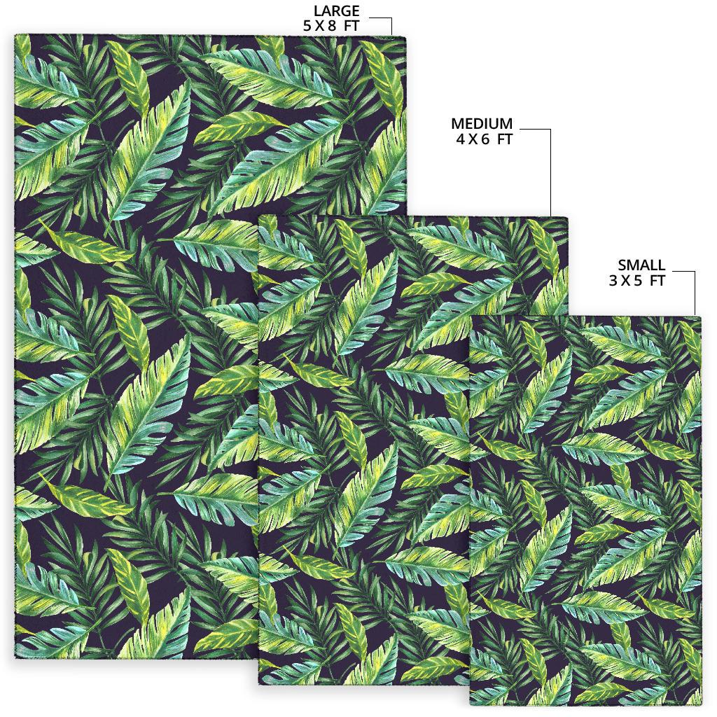 Tropical Flower Pattern Print Design TF06 Area Rugs