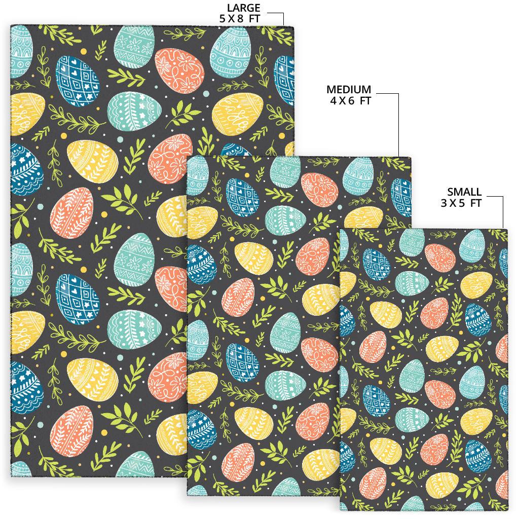 Easter Eggs Pattern Print Design RB01 Area Rugs