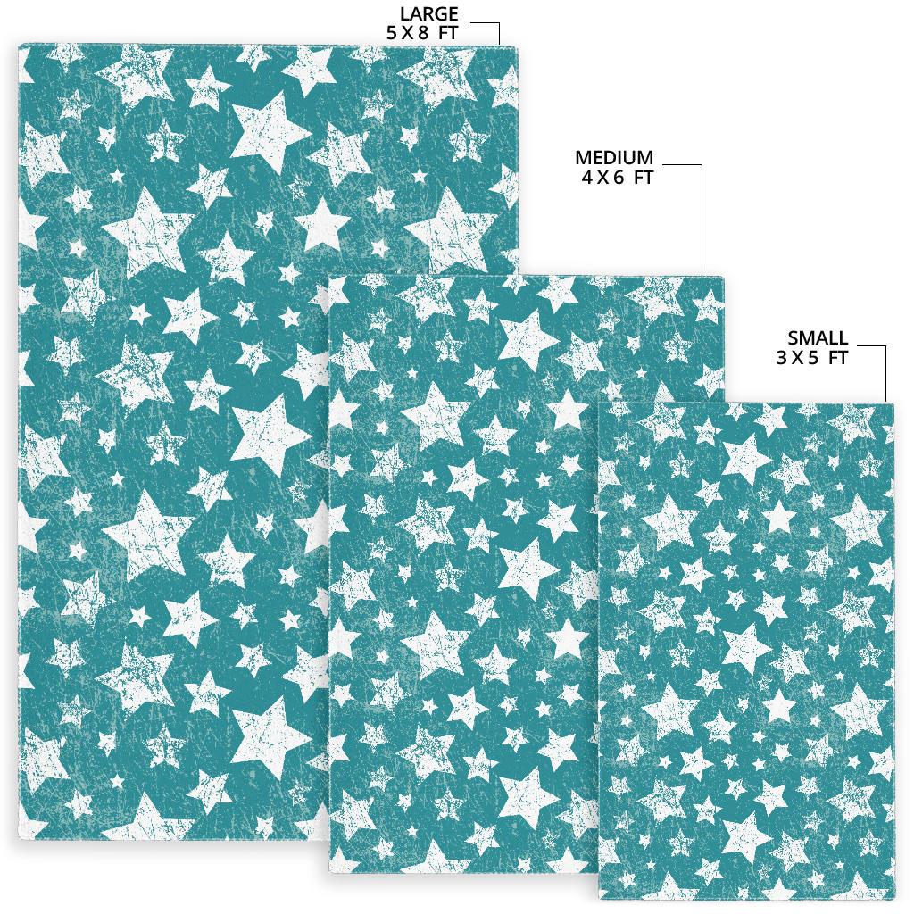Vintage star pattern Area Rug