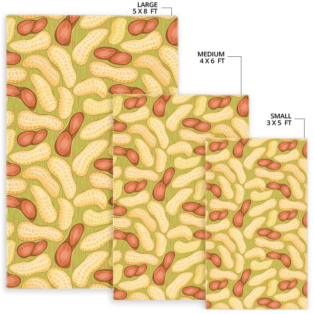 Peanut Pattern Theme Area Rug