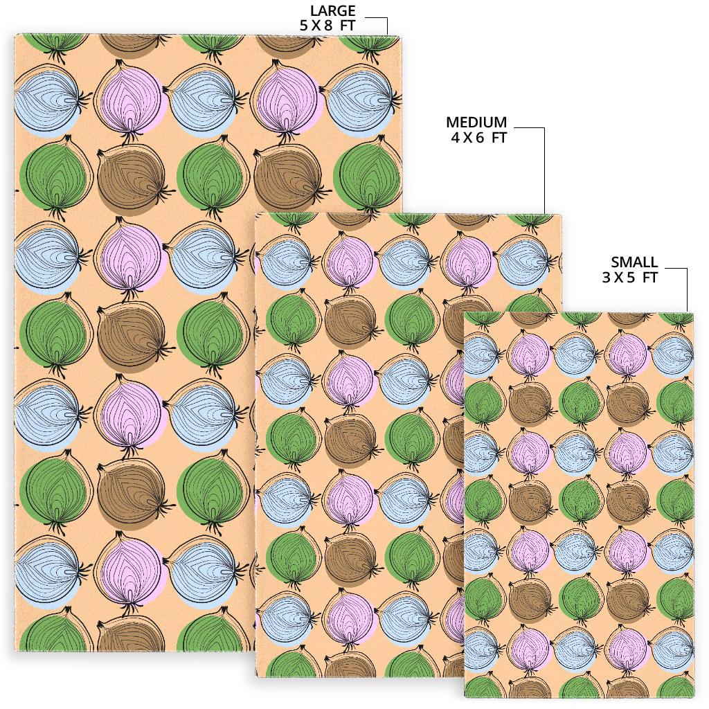 Onion Pattern Area Rug