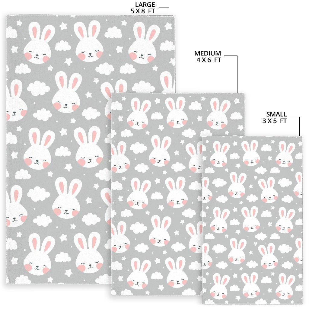 Rabbit cloud Pattern Area Rug