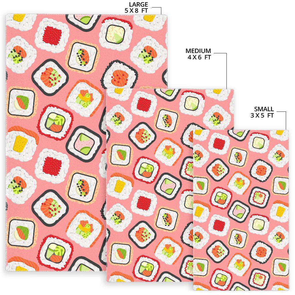 Sushi Roll Pattern Area Rug
