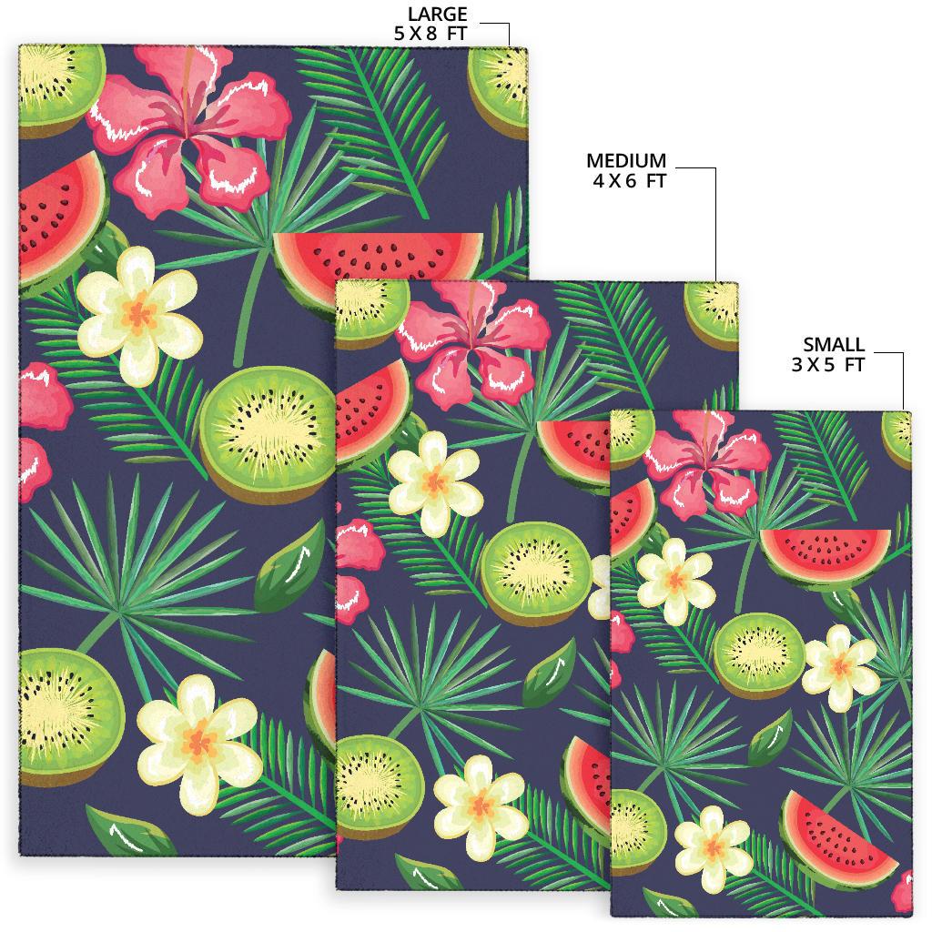 Tropical Fruits Pattern Print Design TF05 Area Rugs