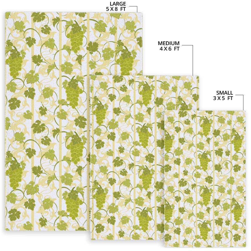 Grape Pattern Background Area Rug