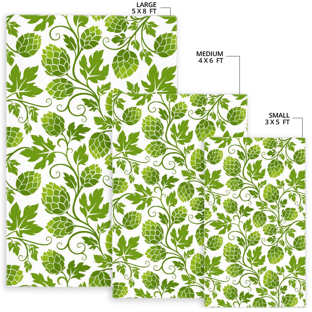 Hop design pattern Area Rug