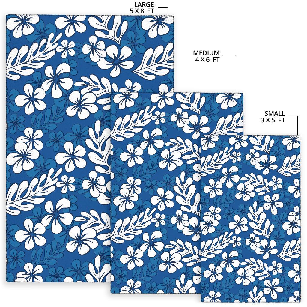 Plumeria Pattern Print Design PM015 Area Rugs