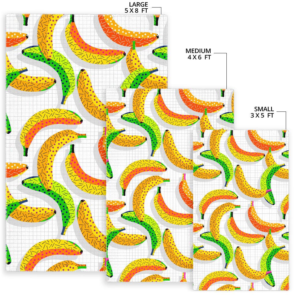 Banana Geometric Pattern Area Rug