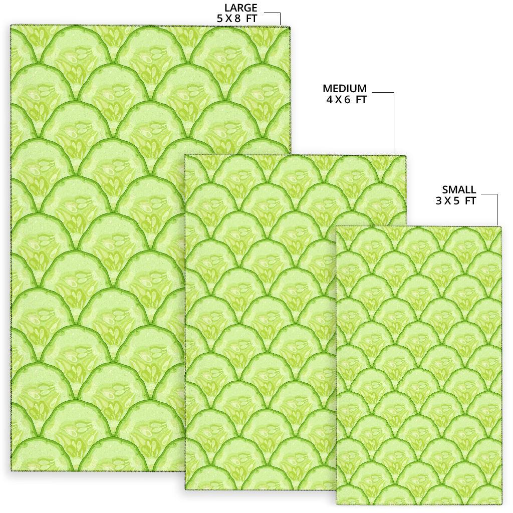 Cucumber Pattern Print Design CC04 Area Rugs